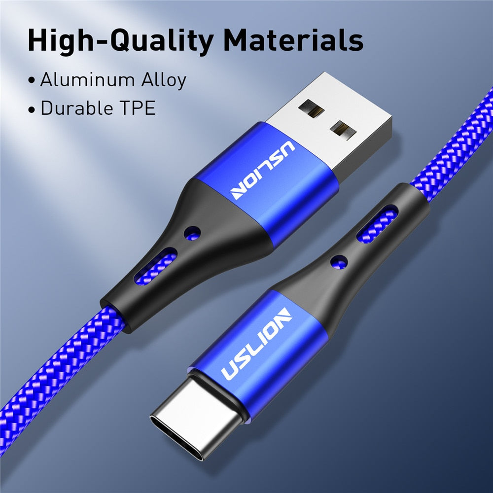 3A USB Type C Cable Wire For Samsung