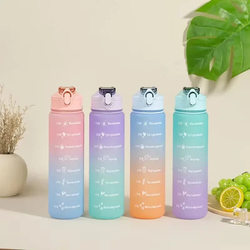 900ML Portable Water Bottle Motivational