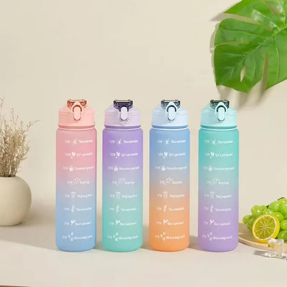 900ML Portable Water Bottle Motivational