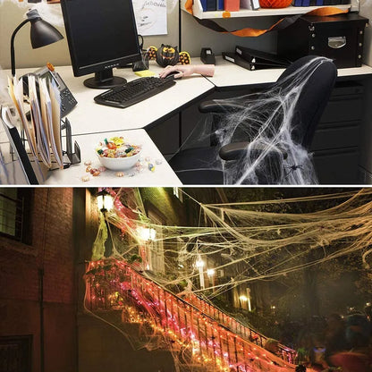 Artificial Spider Web Halloween