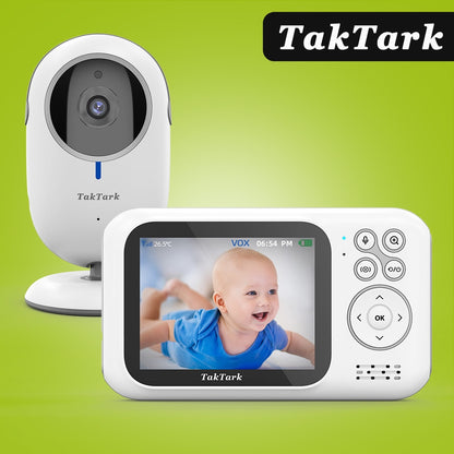 3.2 inch Wireless Video Color Baby Monitor